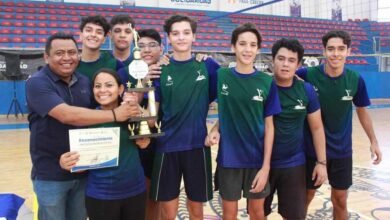 Concluye con éxito torneo municipal estudiantil de voleibol (1)
