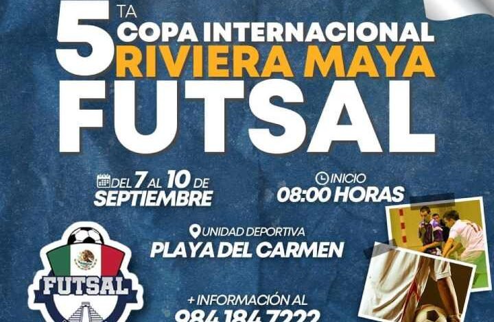 Comienza la 5ª Edición de la Copa Internacional de Futsal Riviera Maya 2023