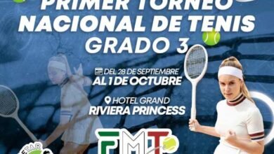 Emocionante Torneo Nacional de Tenis Grado 3 en Playa del Carmen