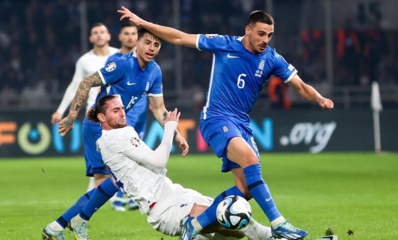 Francia en su empate con Grecia (2-2) dentro de las Clasificatorias para la Euro