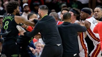Pelicans y Heat protagonizaron una pelea en la jornada de este sábado
