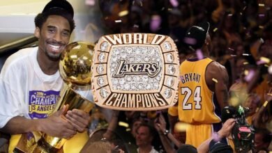 El anillo de campeón de Kobe que se subastó por casi un millón de dólares