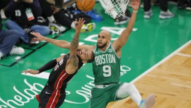 Los Heat asaltan Boston y consiguen ventaja de campo en la serie de 'playoffs' de la NBA.