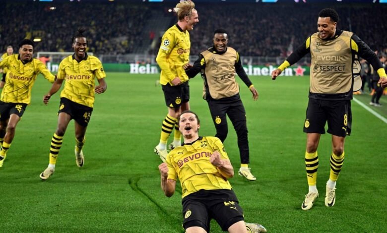 Borussia Dortmund - Atlético de Madrid: El gol de Marcel Sabitzer