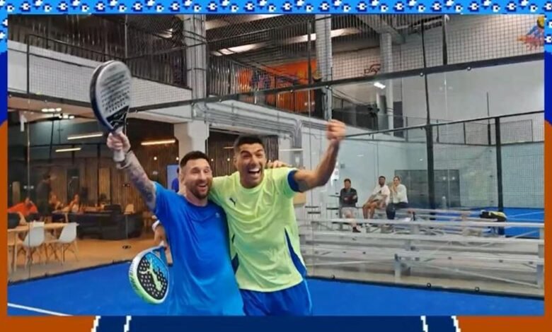 ¡Son pareja para todo! Suárez y Messi se pasan al pádel... Y Twitter se muere de la risa