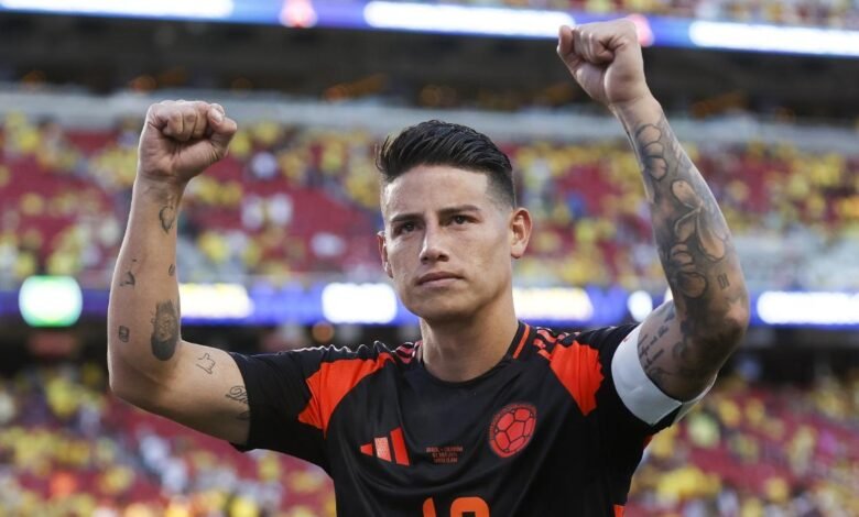 James Rodríguez, en la Copa América con Colombia