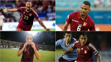 Salomón Rondón, Yangel Herrera, Deyna Castellanos y Juan Arango, cuatro figuras de la 'Vinotinto' que clamaron por la paz