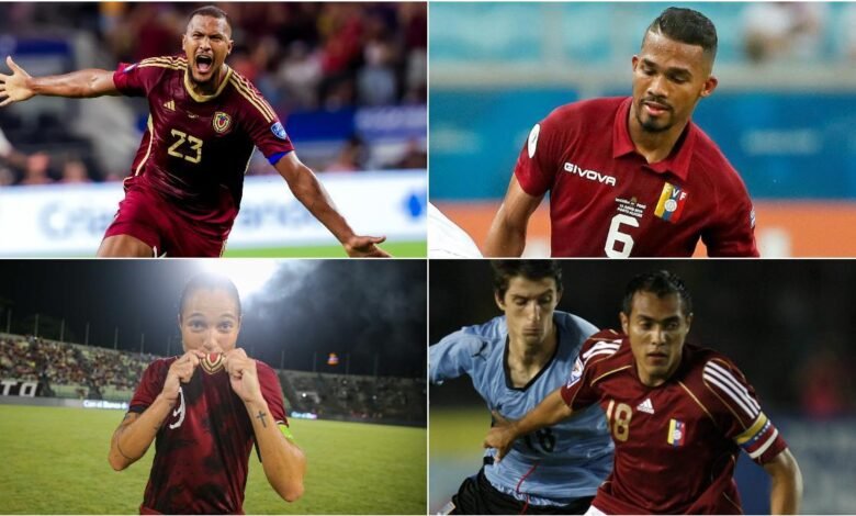 Salomón Rondón, Yangel Herrera, Deyna Castellanos y Juan Arango, cuatro figuras de la 'Vinotinto' que clamaron por la paz