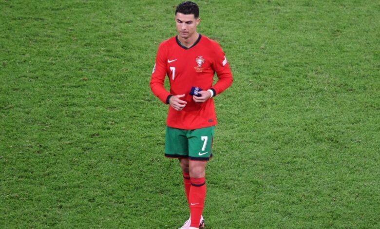 Cristiano Ronaldo, tras ser eliminado de la Eurocopa