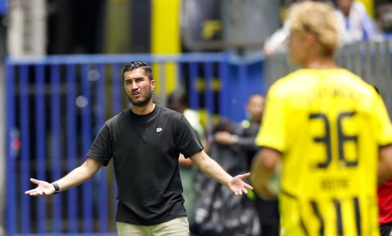 Nuri Sahin, entrenador del Borussia Dortmund