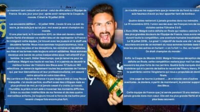 Mensaje de despedida de Giroud