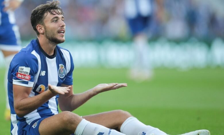 Nico González, con la camiseta del Porto