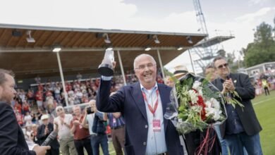 Swedish soccer coach Sven-Goran &quot;Svennis&quot; Eriksson is celebrated