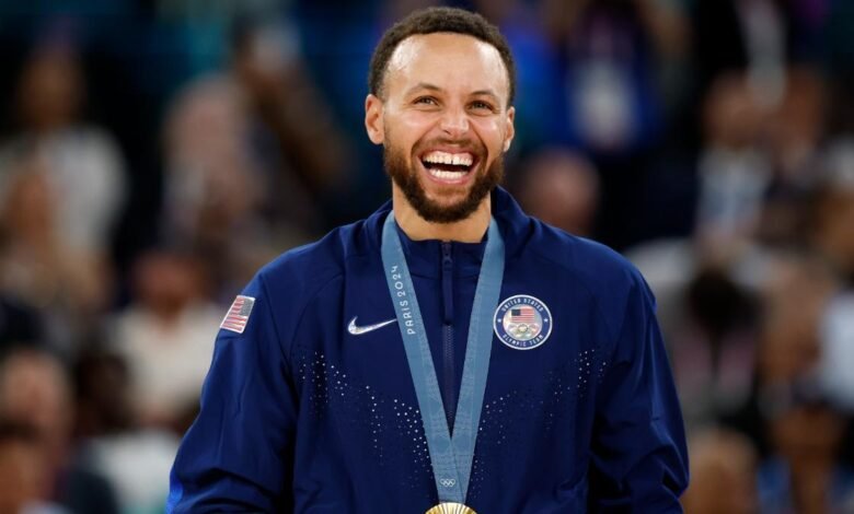 Stephen Curry, con la selección de Estados Unidos