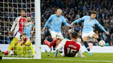 John Stones empató el choque entre city y Arsenal en el 97'