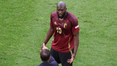 Lukaku, con la camiseta de Bélgica