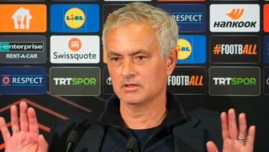 Mourinho y su roja: "Si recurro, acabo seis meses sancionado"