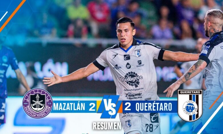 Resumen Mazatlán 2-2 Querétaro | Jornada11, Apertura 2024