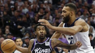 Un lance del Minnesota Timberwolves-Sacramento Kings.