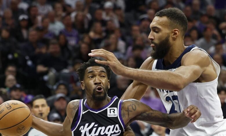 Un lance del Minnesota Timberwolves-Sacramento Kings.