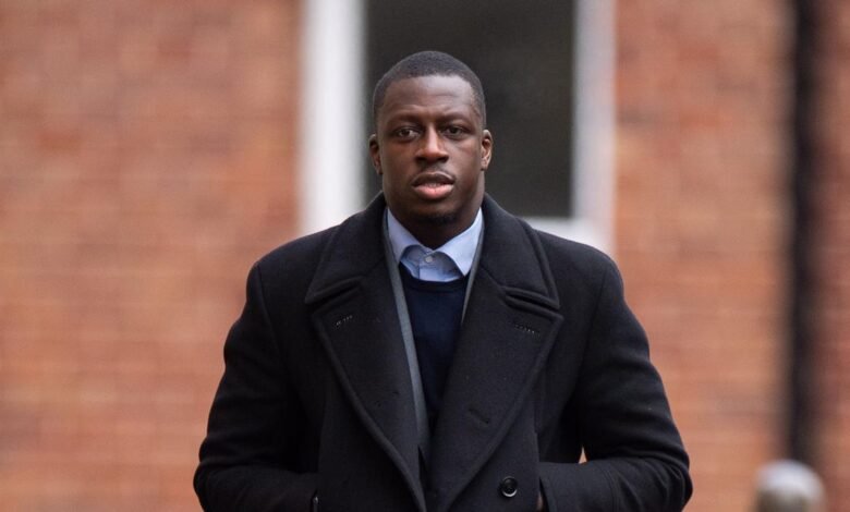 Benjamin Mendy, durante su juicio por delitos sexuales