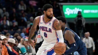 Paul George, quien firmó 212 millones en verano, volvió a sufrir otra lesión en Sixers