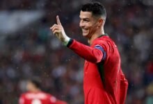 Cristiano Ronaldo, en un partido de la Nations League con Portugal