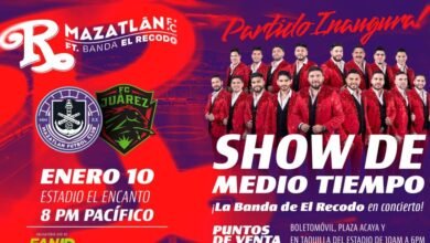 El Recodo, presente en debut de Mazatlán en el Clausura 2025