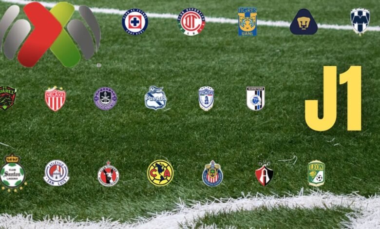 Estos son los partidos de la Jornada 1 del Clausura 2025 de la LigA