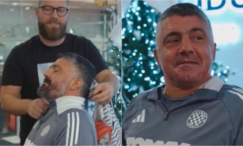 Gattusso se afeitó la barba