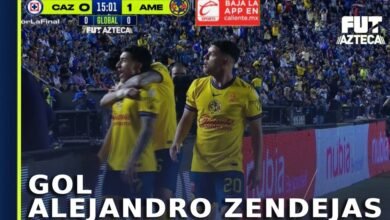 Gol de Alejandro Zendejas: Cruz Azul 0-1 América