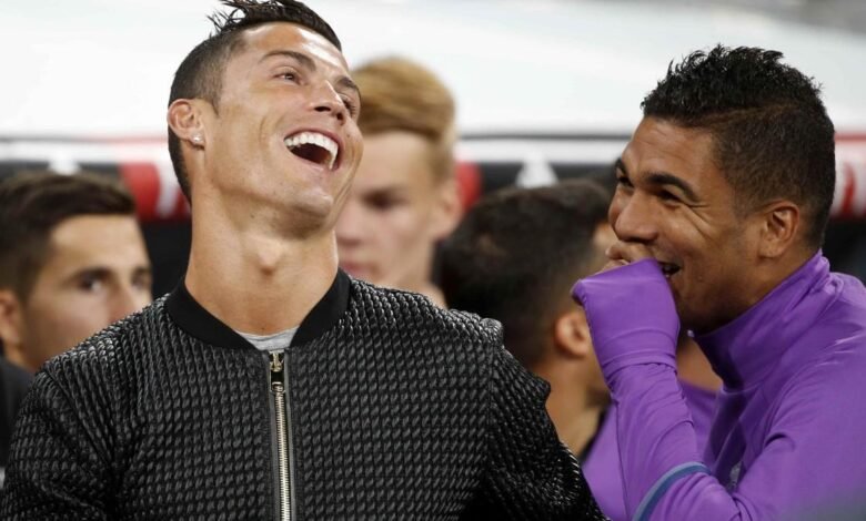 Cristiano Ronaldo y Casemiro, en su etapa en el Real Madrid