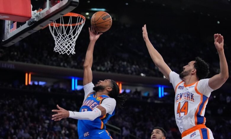 Los Thunder vencieron a los Knicks