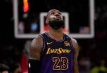 LeBron James, jugador de Los Angeles Lakers