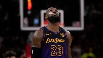 LeBron James, jugador de Los Angeles Lakers