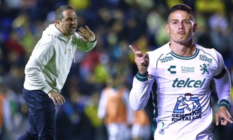 André Jardine, frustrado con empate del América enfrentando a León de James Rodríguez