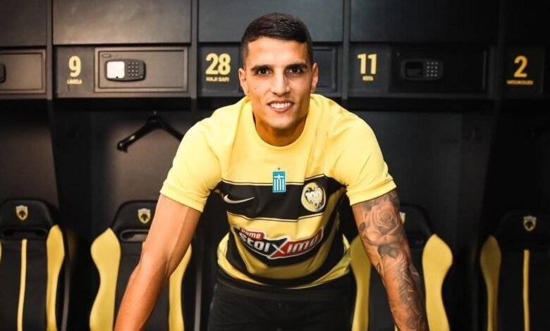 Erik Lamela, jugador del AEK Atenes FC