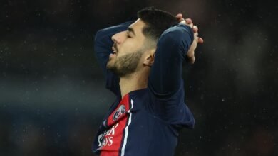 Marco Asensio ha quedado relegado por Luis Enrique en el PSG